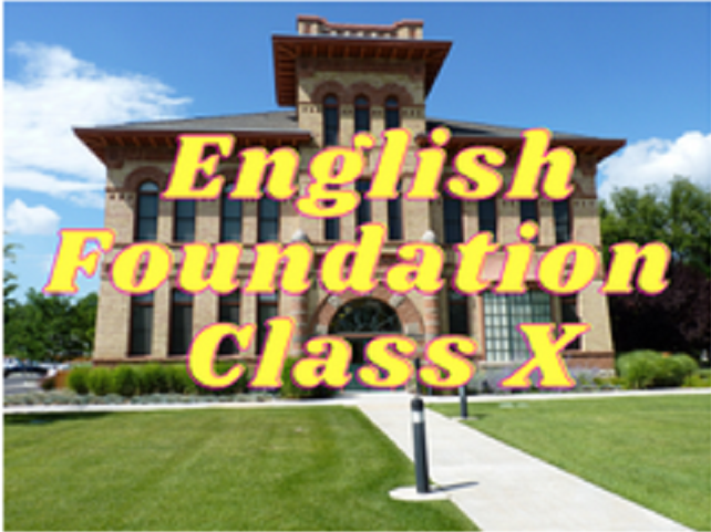 English (Foundation) - Class X